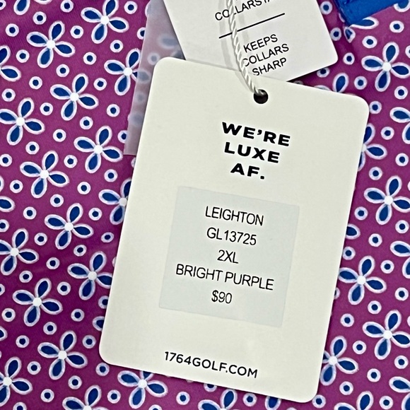 Graham Luxe Men’s XXL Short Sleeve Golf Polo - Picture 9 of 9